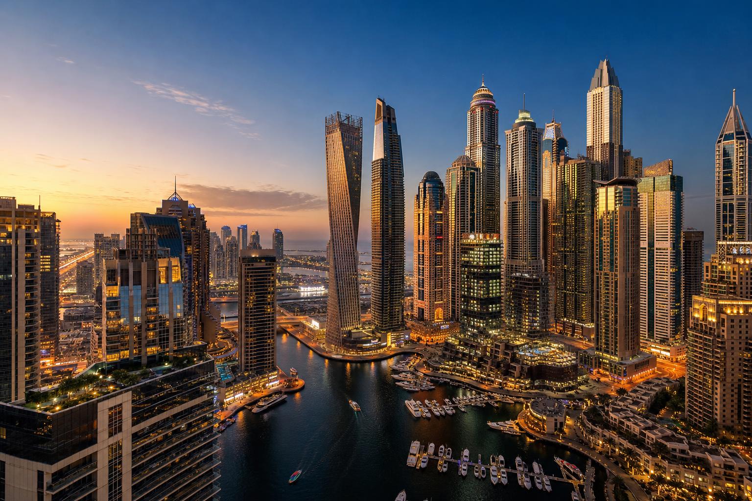 Dubai Marina skyline